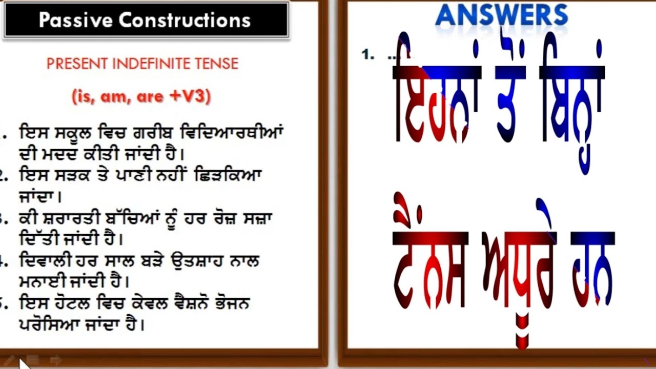 Advanced Passive Constructions All Indefinite Tenses Learning English