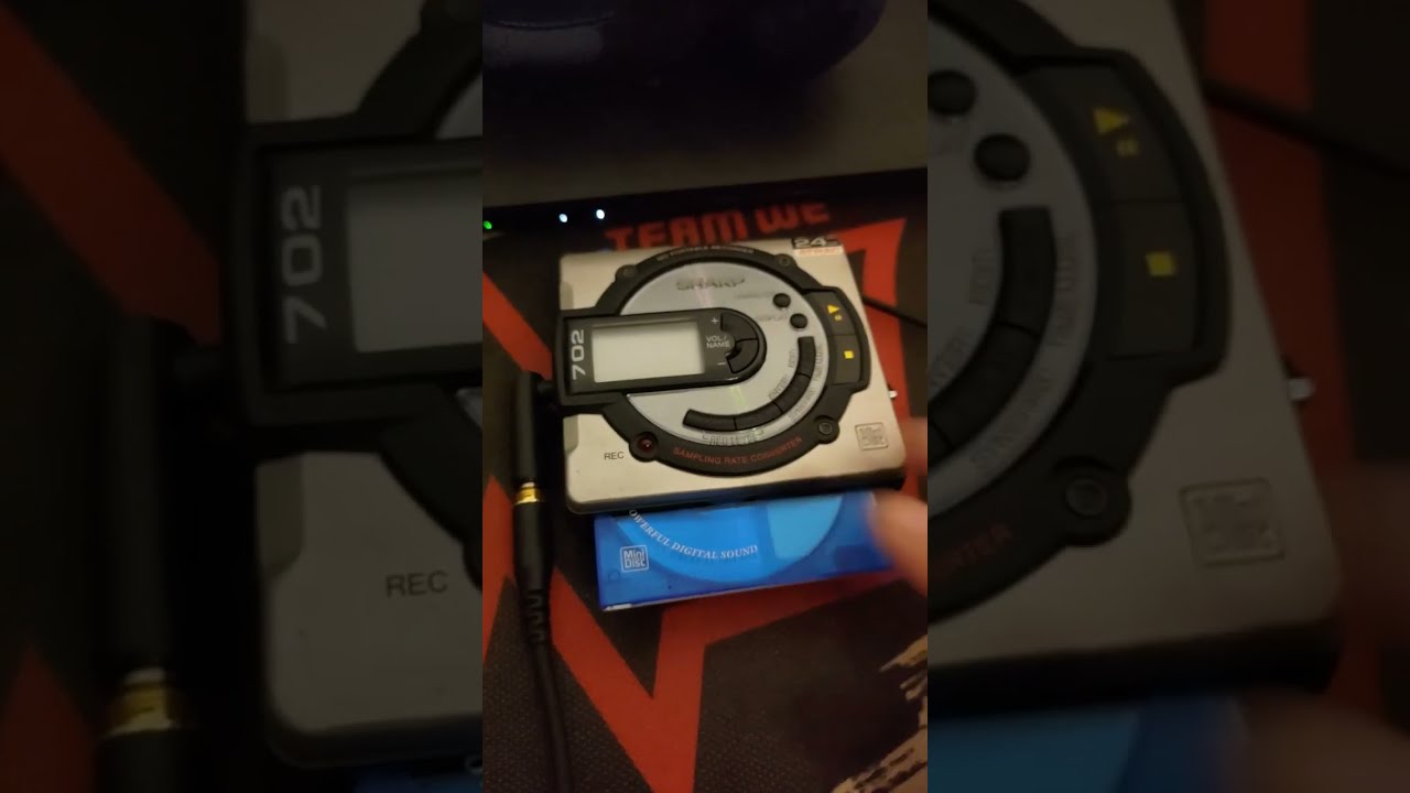 Sharp MD MS-702H MD Minidisc Player Recorder Full Mint Combo