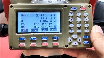 442R6LC Key functions, Kolida total station, professional survey instrument manufacturer