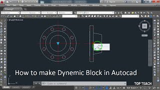 How to make Dynamic Block in Autocad - Hindi
