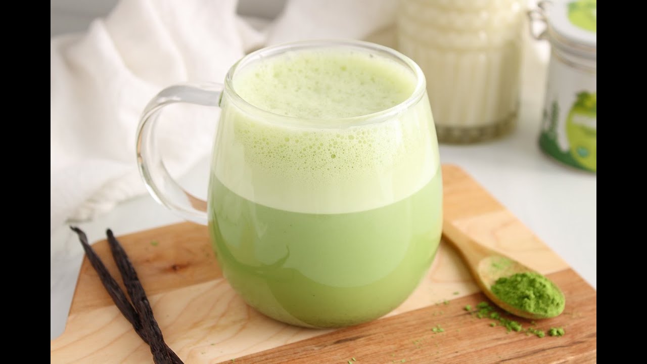 Blender Oat Milk Matcha Latte - Nourished by Caroline