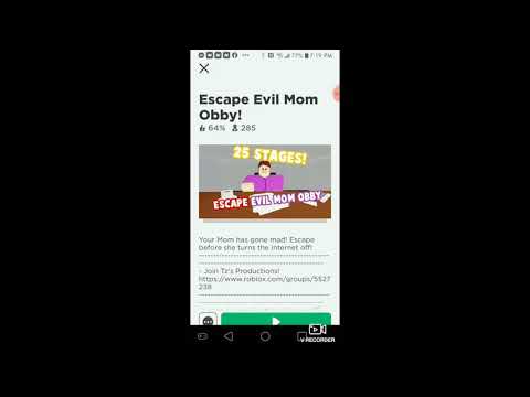 Escape Evil Mom Obby Youtube - escape evil mom obby in roblox youtube