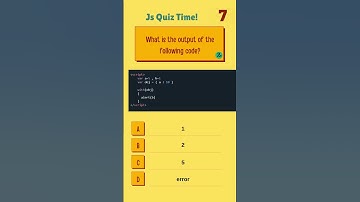 Programming Quiz | Javascript Quiz 11
