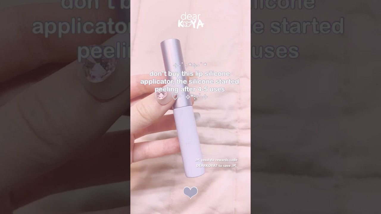 watch this before buying a silicone lip brush applicator 💄