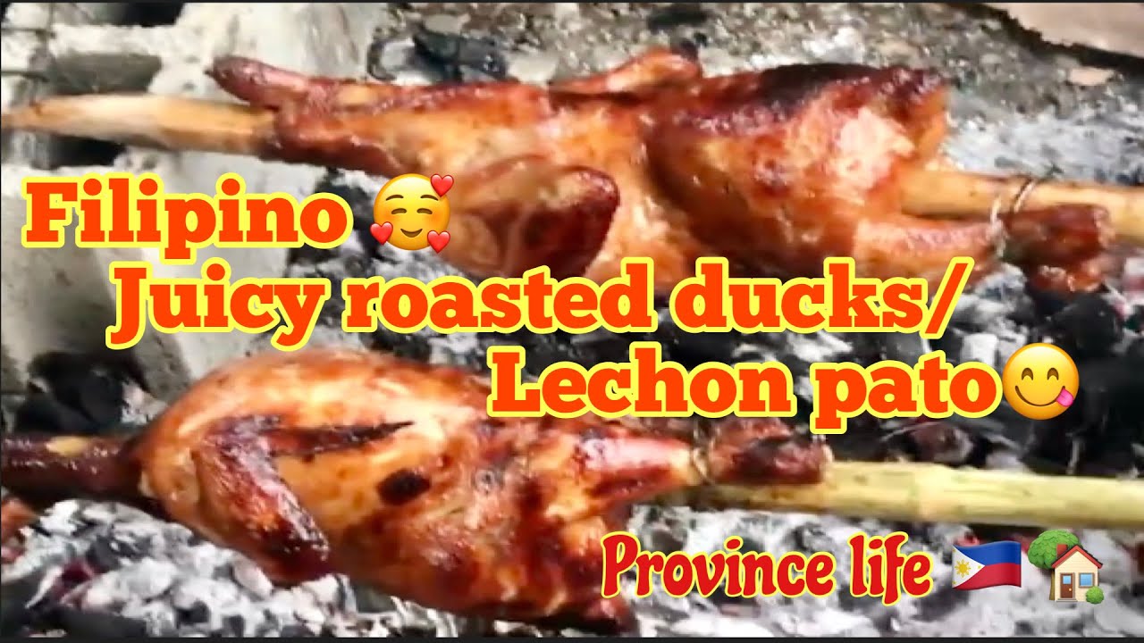 Filipino juicy roasted ducks 🦆/letchon pato province life🇵🇭🇵🇭🇵🇭 YouTube