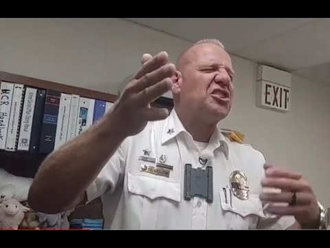 Unbelievable Encounter With Police Chief (first amendment)