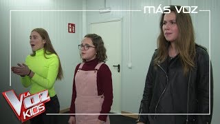 María, Paloma y Lucía se enfrentan a un tema complicado | Más Voz Kids | La Voz Kids Antena 3 2019