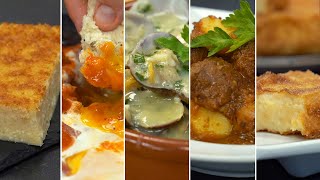 5 RECETAS de cocina ESPAÑOLA tradicional