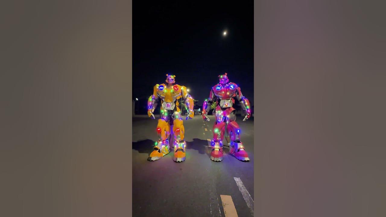 Bumblebee full led so beautiful #mascotmiennam #robot #mascot #transformers #bumblebee