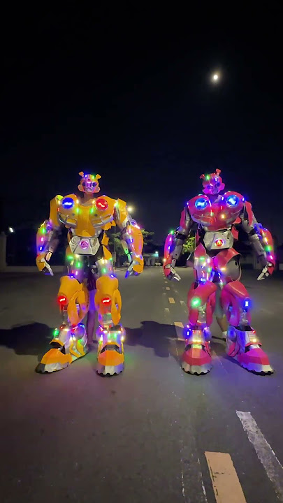 Bumblebee full led so beautiful #mascotmiennam #robot #mascot #transformers #bumblebee