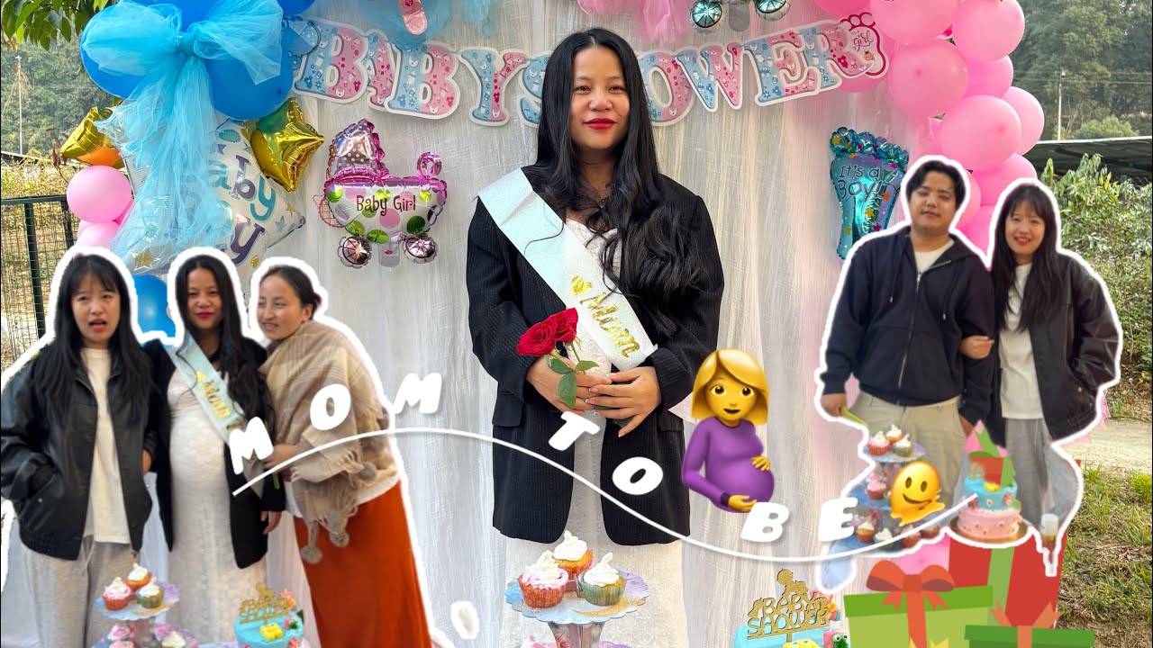 A small baby shower to our childhood friend 👭 mom to be 🤰 🧿💕 