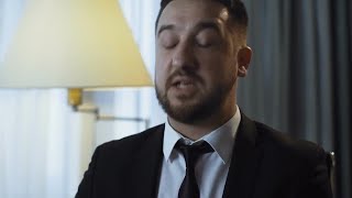 Speaker Practicing Speech In Room Stock Video