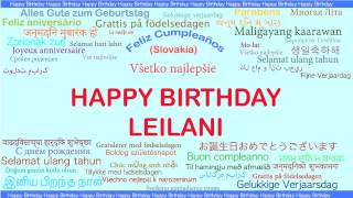Leilani   Languages Idiomas - Happy Birthday
