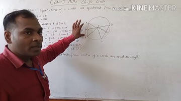 Class 9 Maths Chapter 10(Part-4) Circle ,Theorem-10.6 and Theorem-10.7