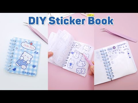 Tự làm Sổ lưu trữ sticker sịn như đi mua ??? | Quyển sách Nhỏ #shorts #youtubeshorts #sticker