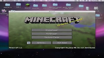 minecraft 1.1 - how to download and install single player commands for mac