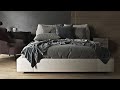 №11 Bed modeling "Poltrona Frau Massimosistema" Autodesk 3ds Max & Marvelous designer