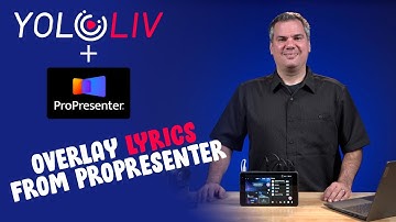 YoloBox Pro + ProPresenter: Overlay Lyrics & Graphics For Churches