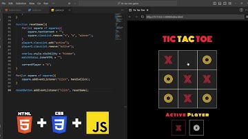 🎮 Build a Tic Tac Toe Game with JavaScript | Complete Step-by-Step Tutorial