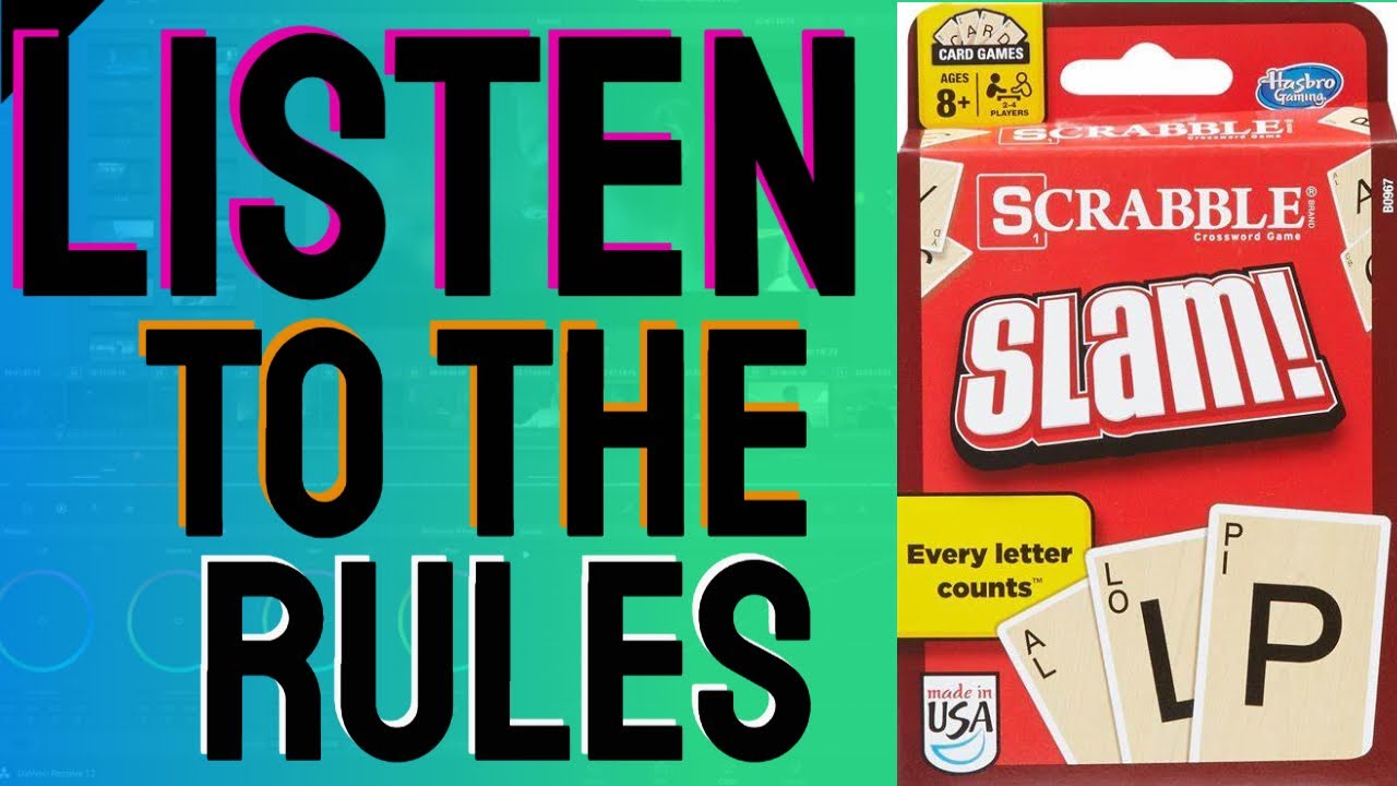 Listen To The Rules Of Scrabble Slam YouTube