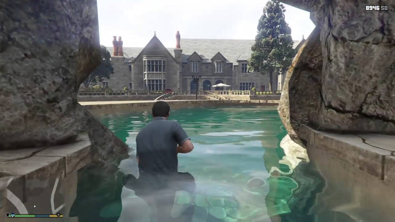 GTA V Playboy mansion Easter Egg - YouTube