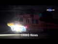 Hikers stuck on a cliff edge above La Crescenta hoisted out by LA County fire helicopter.
