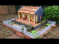 Make your garden more beutiful with a mini house and aquarium