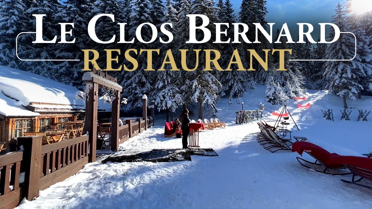 Le Clos Bernard Restaurant Méribel | A Hidden Gem 🤩 (4K)