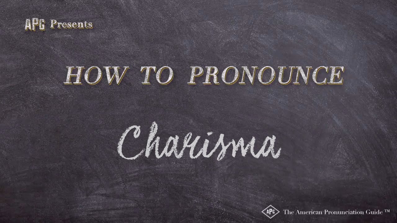 How To Pronounce Charisma (Real Life Examples!)