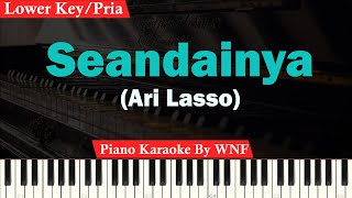 Ari Lasso - Seandainya Karaoke Piano Lower Key/Pria