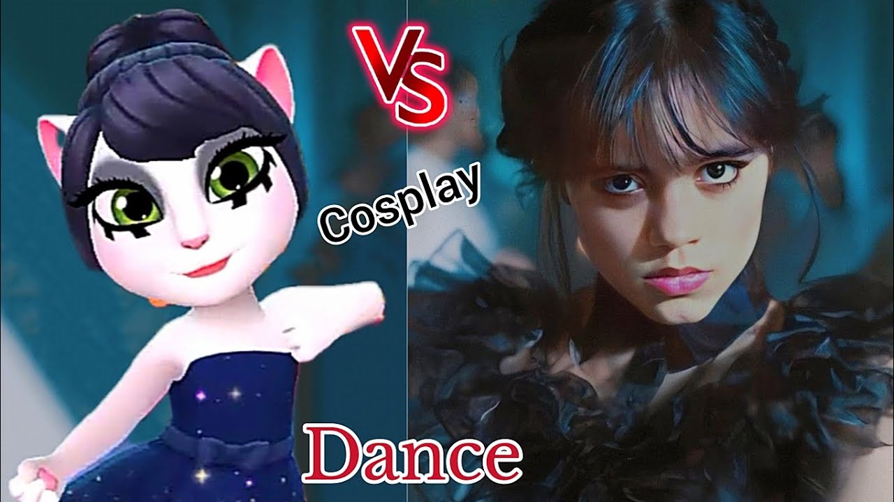 Wednesday Addams Dance lady Gaga bloody Mary mix And Angela 🖤☠️💃 Jenna