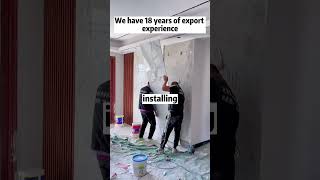 WPC wall panel matching installation