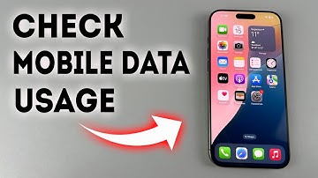 iPhone 16/16 Pro Max: How To Check Mobile Data Usage - Full Guide