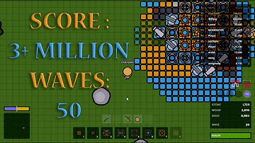 ZOMBS.io - HIGH SCORE - 3 MILLION SCORE AND 50 WAVES!!!