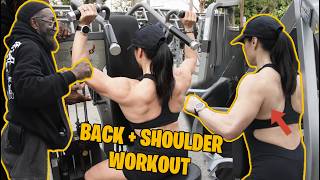 Charles Glass Trains Canadian Physique Competitor (back & Shoulders 🔥)
