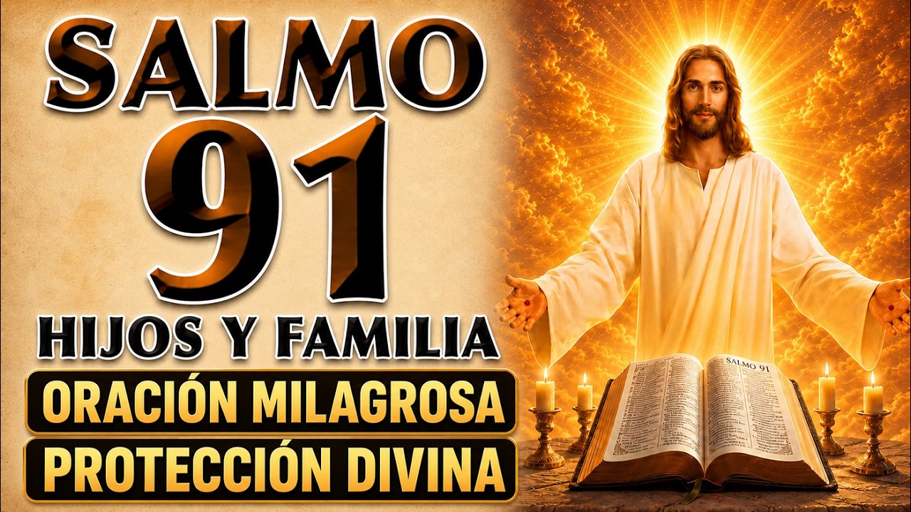 HIJOS Y FAMILIA - SALMO 91 ORACIÓN MILAGROSA DE FE Y PROTECCIÓN DIVINA ...