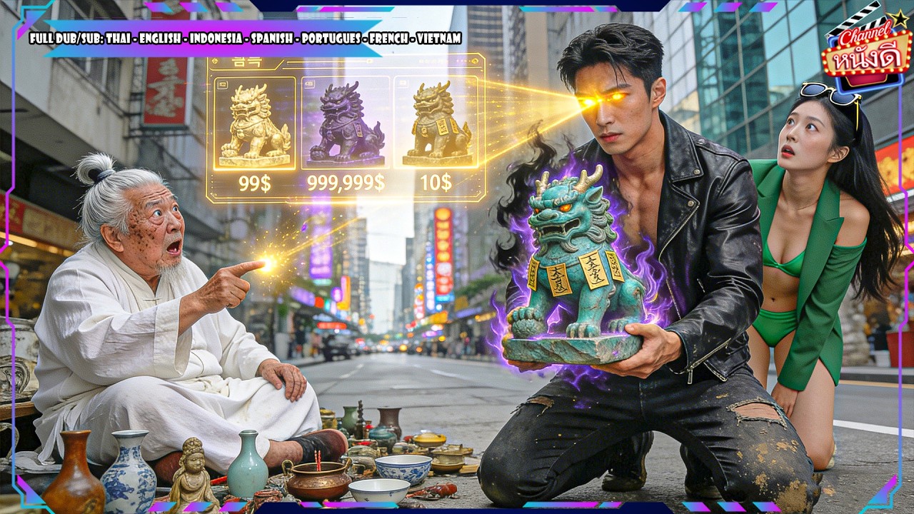 ไอ้ขยะมีดวงตาระบบเทพ มองเห็นของโบราณ ช่วยมหาเศรษฐินีเลือกสมบัติ