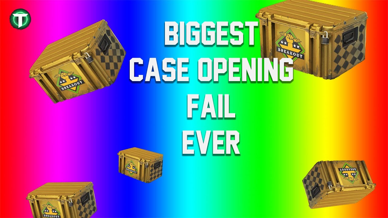 BIGGEST CASE OPENING FAIL EVER? (CS:GO)