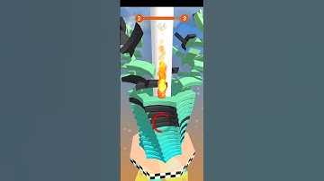 stack ball gameplay level 2 complete #stackball