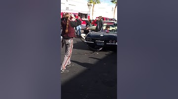 Andrew S of Swingshift Sideshow pulls A car..