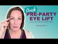 Quick tips on how to combat droopy tired eyes