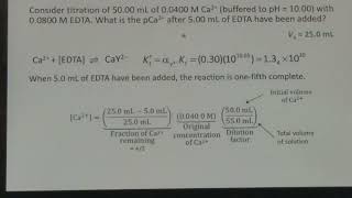 Practice problem 24 - EDTA titrations