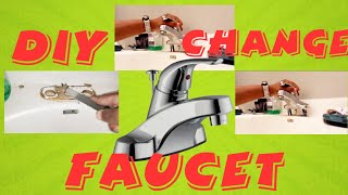 DIY: How to replace and install bathroom sink faucet in this old house