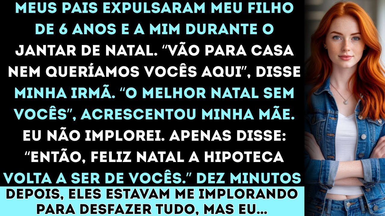 “Meus pais expulsaram meu filho de 6 anos e a mim durante o jantar de Natal. ‘Vão embora — nós nem..