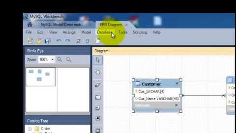 การจัดการฐานข้อมูลด้วยโปรแกรม MySQL Workbench