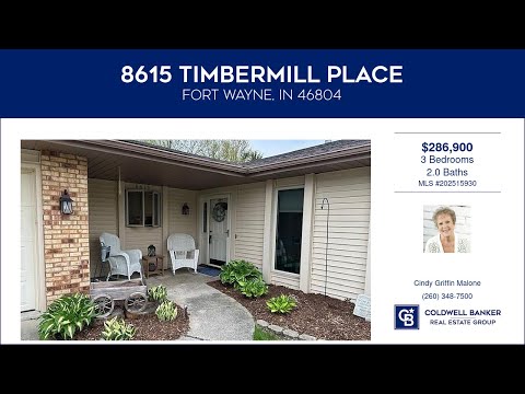 8615 Timbermill Place, Fort Wayne, IN home video tour