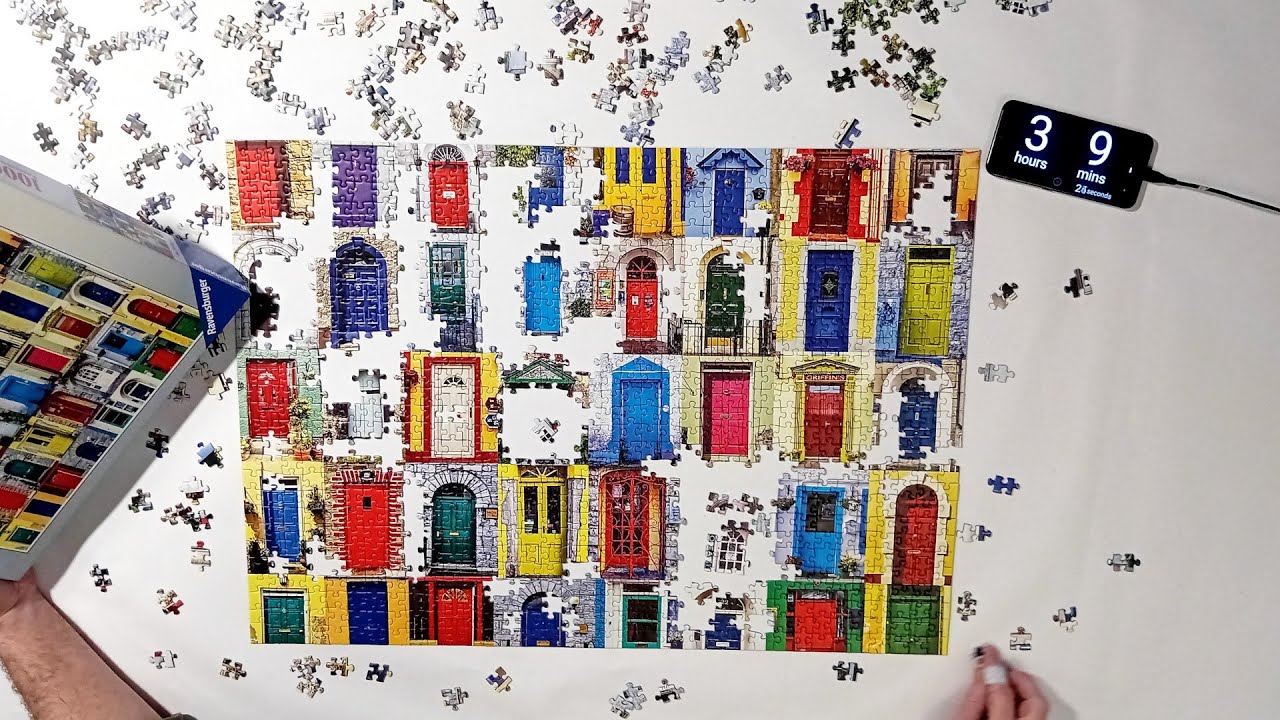#34 Doors of the World Puzzle Time Lapse, Ravensburger 1000 piece ...