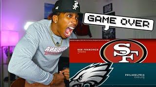 San Francisco 49ers vs. Philadelphia Eagles | 2023 NFC Conference Championship Highlights REACTION!!