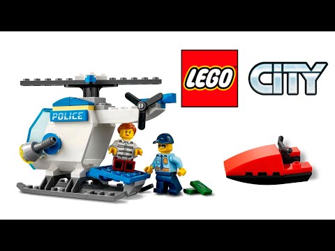 Lego City  60275  Police Helicopter  Speed Build Review