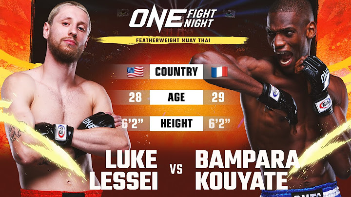 Buzzer-Beater KO 🙌 Lessei vs. Kouyate | Muay Thai Full Fight
